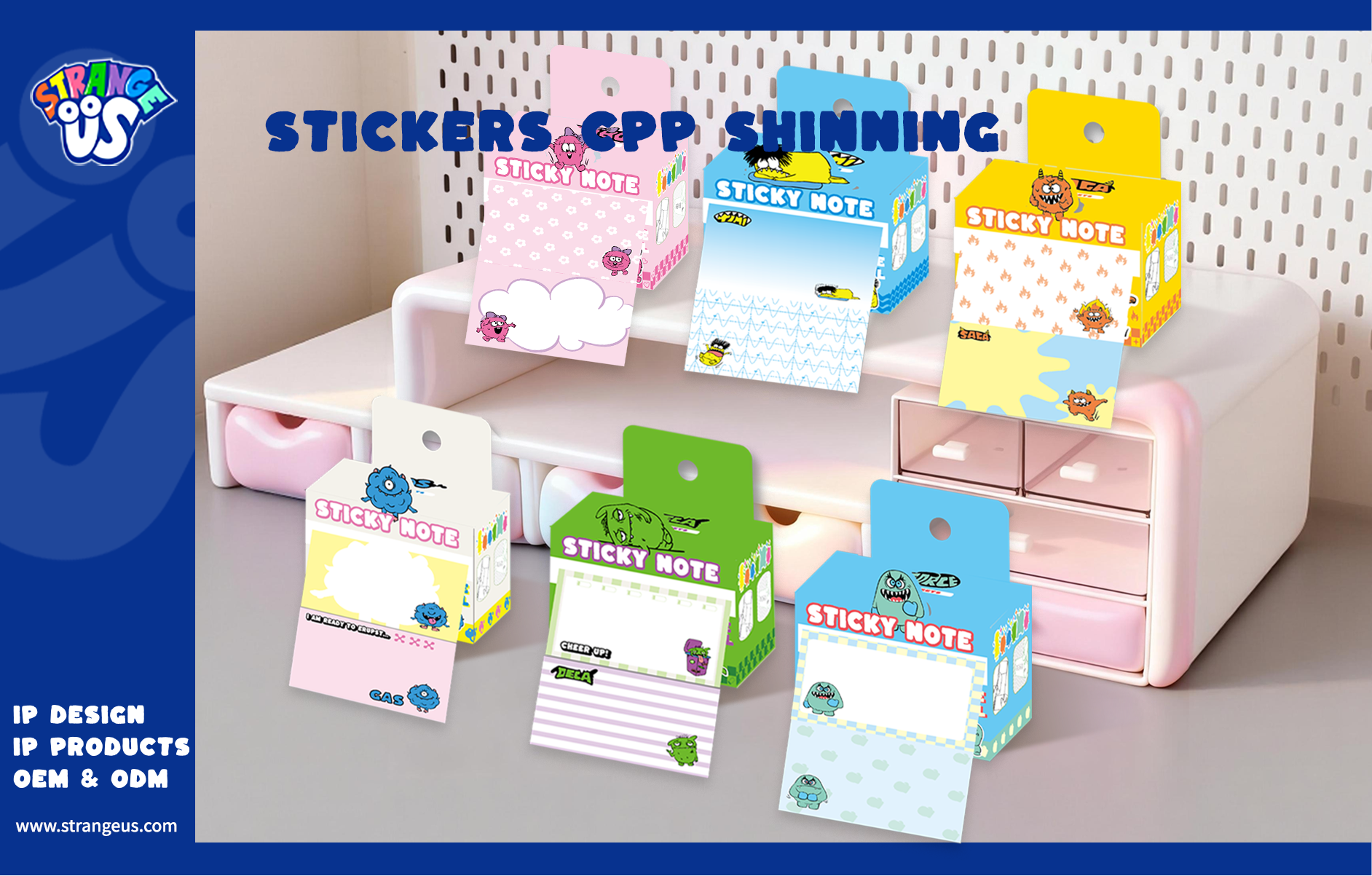 Cute Monster Click Pens