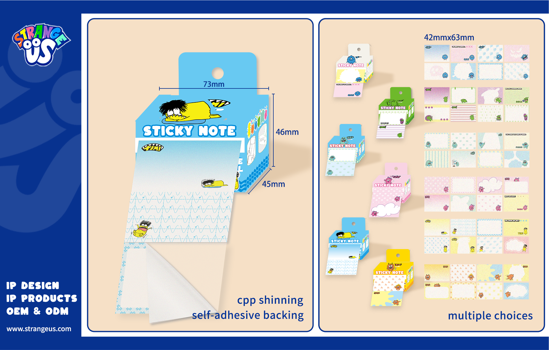 Cute Monster Click Pens