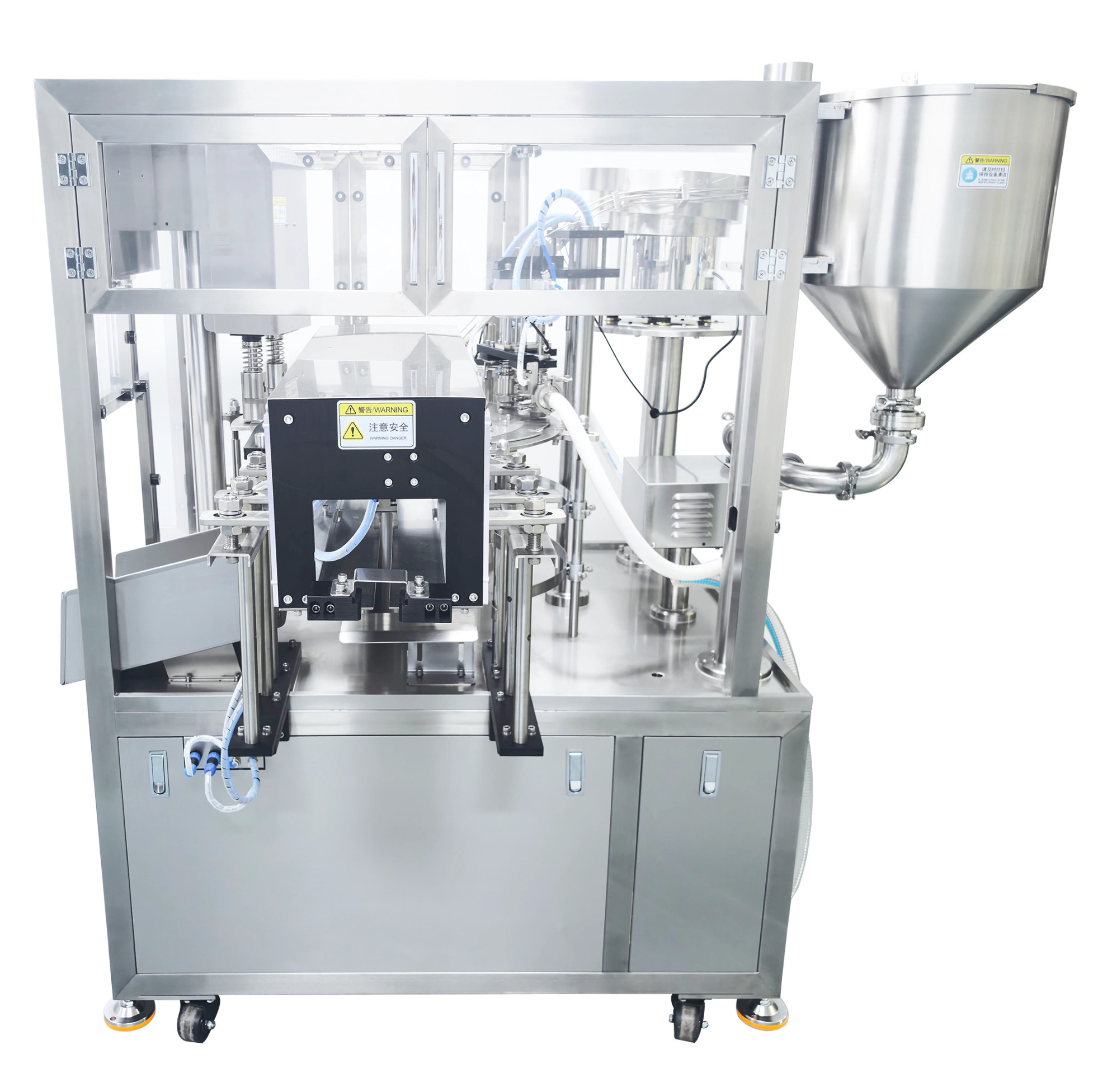 What are the features of the bagging machine?