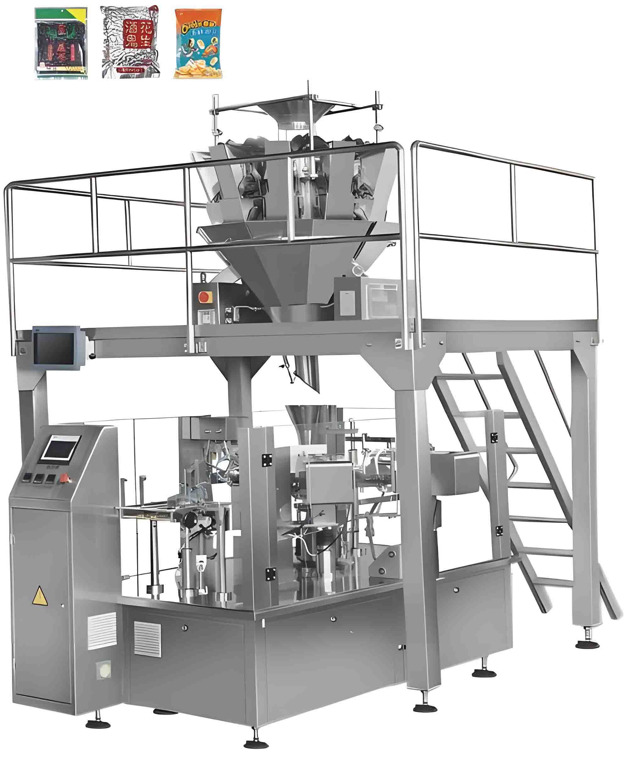 What are the features of the bag packaging machine?