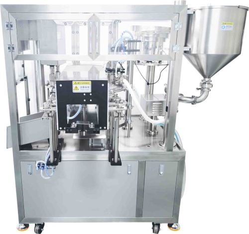 High Speed Two-Head Automatic Liquid Spout Pouch Filling and Capping Machine for liquid and paste