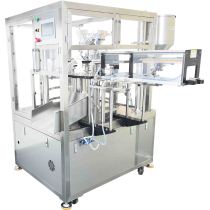 High Speed Two-Head Automatic Liquid Spout Pouch Filling and Capping Machine for liquid and paste