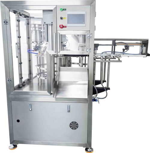 High Speed Two-Head Automatic Liquid Spout Pouch Filling and Capping Machine for liquid and paste