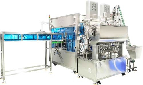 High Speed  Eight-head Automatic Spout Pouch Filling And Packing Machine manufacturer