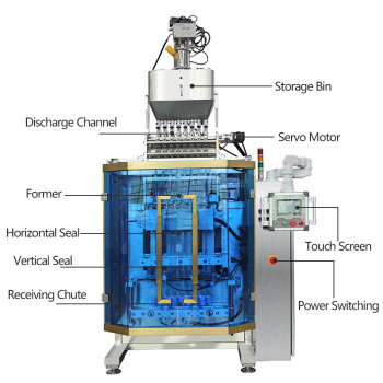 Eight-lane Heat Sealer For Plastic Bags for granule stuff