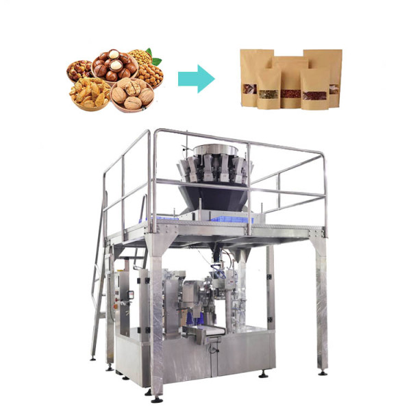 Eight-station Bag Packaging Machine for Granule Stuff
