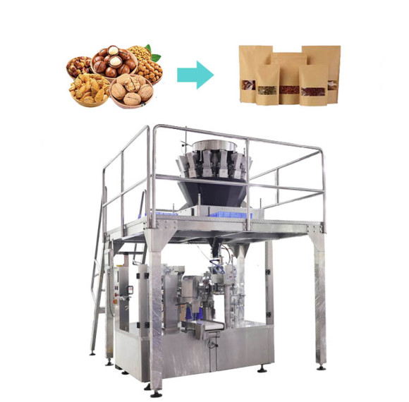 Eight-station Bag Packaging Machine for Granule Stuff