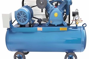 What is the relationship between the air compressor and packaging machines ?