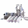 Semi Automatic Spout pouch packaging machine for liquid with four heads