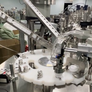 Two Heads Screwing Machine for Spout Pouch Lids