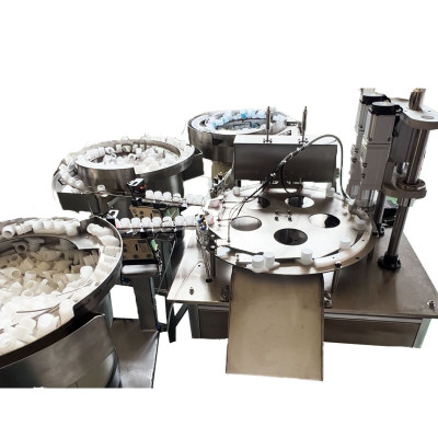 Two Heads Screwing Machine for Spout Pouch Lids