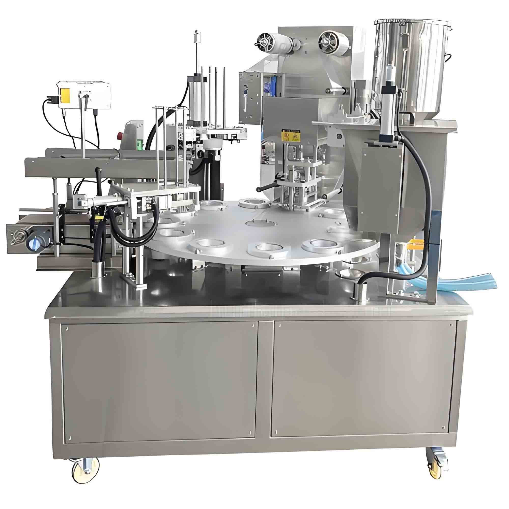 what are the features of the rotary filling and sealing machines ?