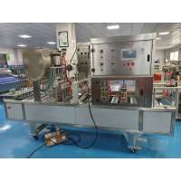 Sri Lanka client's success with our four rows filling and sealing machine for yogurt from Fame Machinery