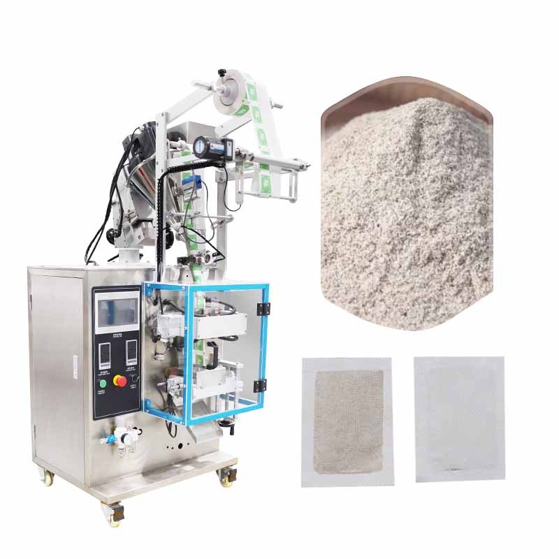 What are the features of the vertical packaging machine for powder filling?