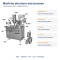 Semi Automatic Capsule Filler with Vacuum Separation and Locking for Powder Pellets and Granules
