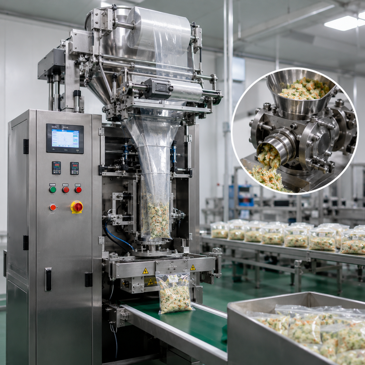 Automatic Vegetable Filling Packaging Machine