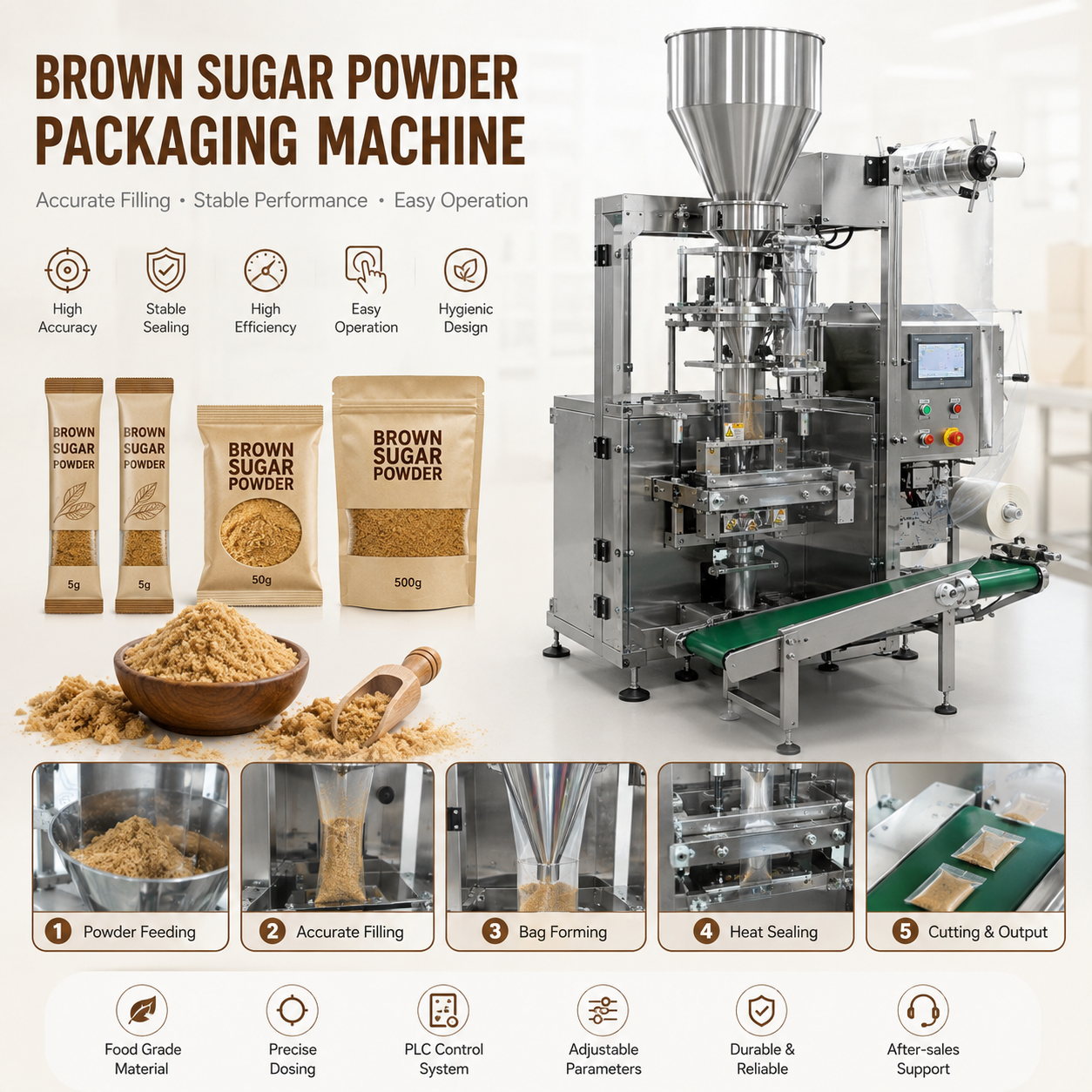 Brown Sugar Powder Packaging Machine