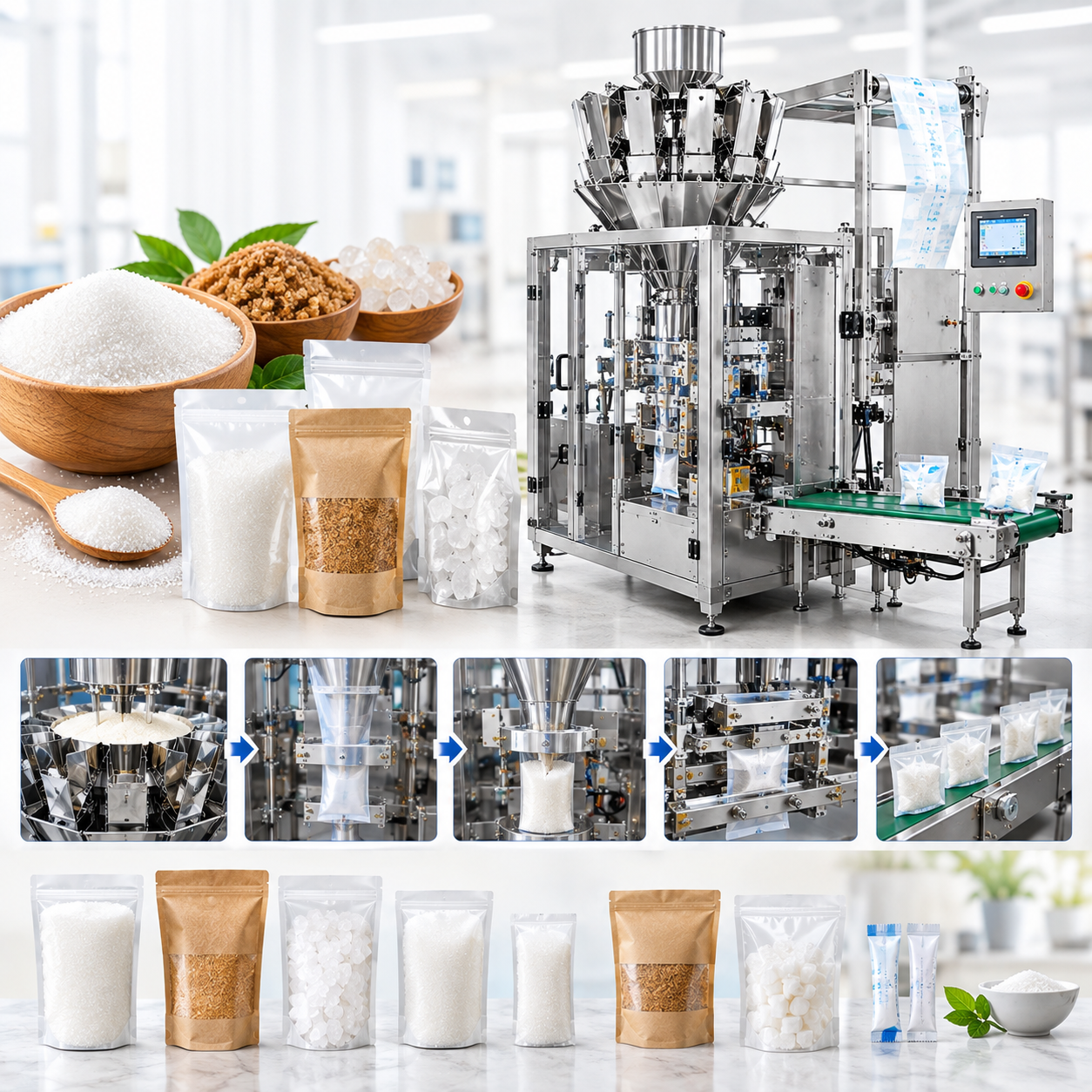 Premade Pouch Sugar Packaging Machine: Enhancing Packaging Efficiency and Accuracy
