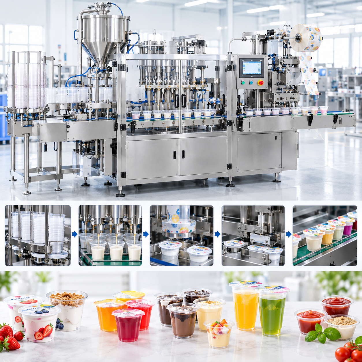 Automatic Cup Filling and Sealing Machine: Features, Working Principle and Applications