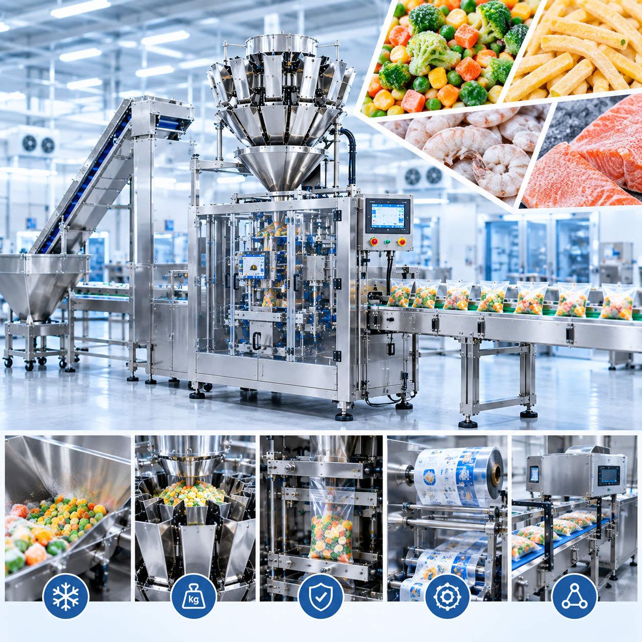 Frozen Food Packaging Machine: Key Factors for Efficient Production