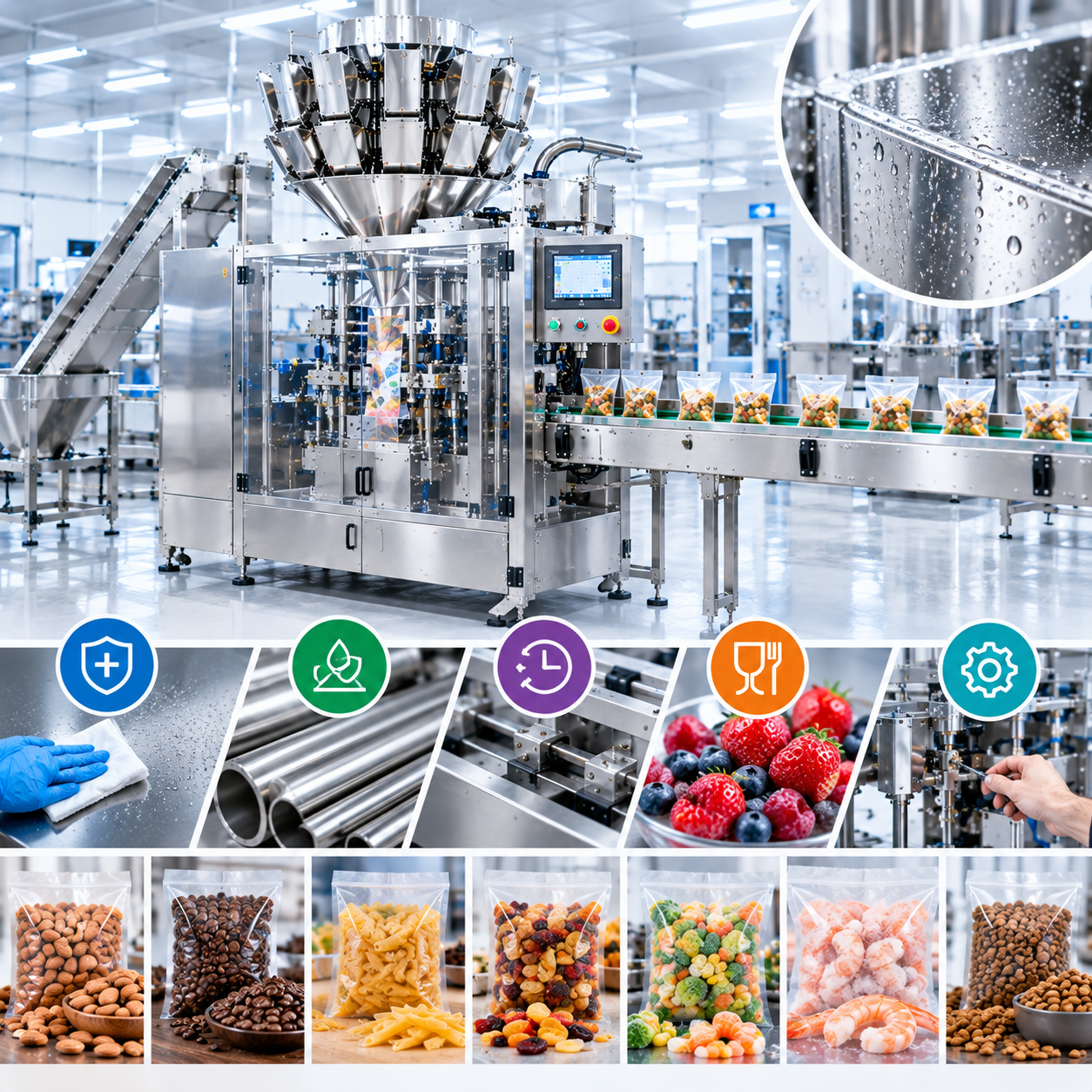 Stainless Steel Packaging Machines: Improving Hygiene, Durability and Production Efficiency