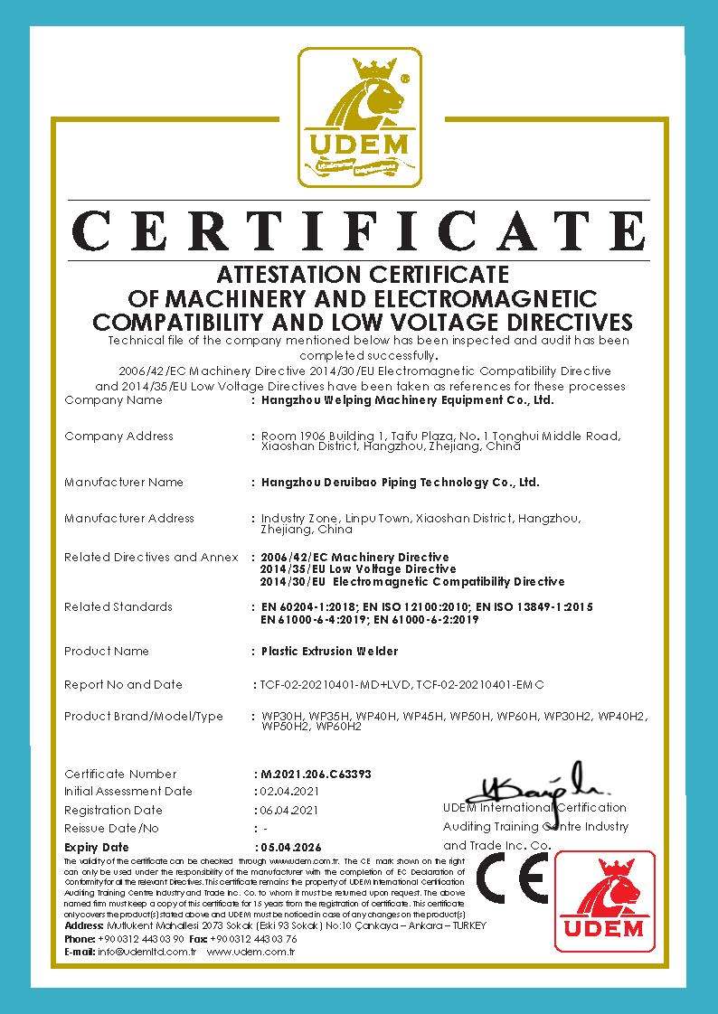 CE for Electrofusion Welding Machine