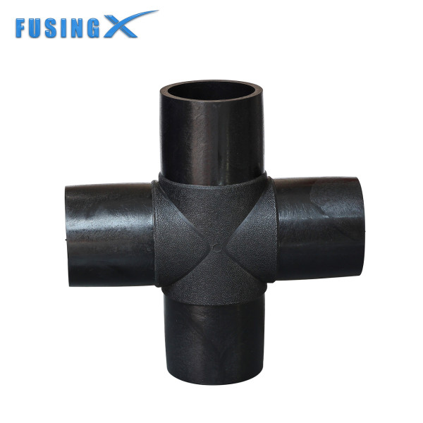 FusingX Equal Cross Butt Fusion Pipe Fitting | PE100 | DN63–DN800 | PN16