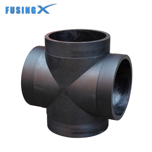FusingX Equal Cross Butt Fusion Pipe Fitting | PE100 | DN63–DN800 | PN16
