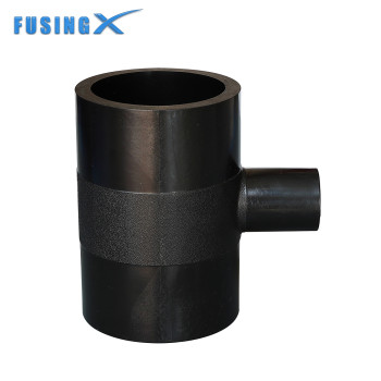 FusingX Small Size HDPE Reducing Tee | Butt Fusion Fitting | PE100 | DN75×50–DN250×225 | PN16