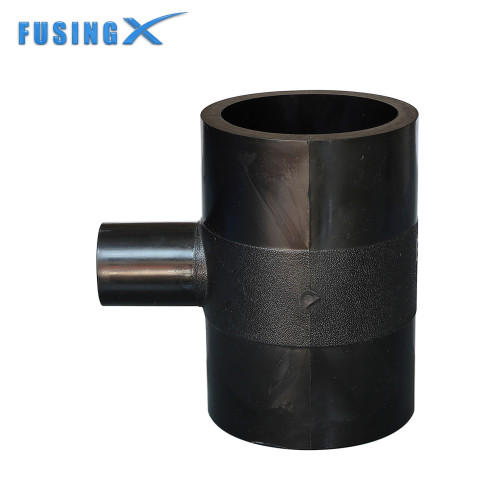 FusingX Small Size HDPE Reducing Tee | Butt Fusion Fitting | PE100 | DN75×50–DN250×225 | PN16