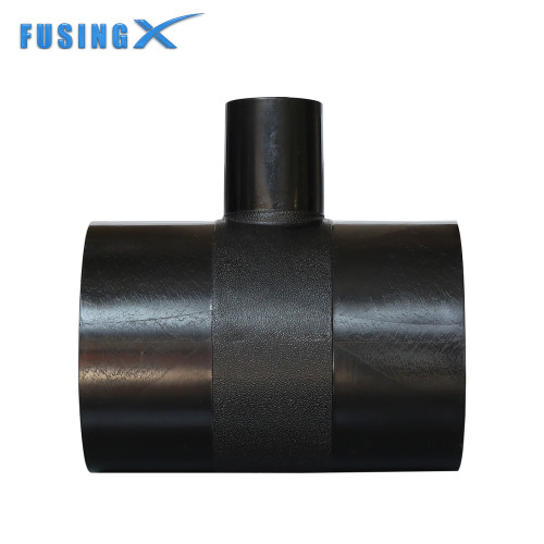 FusingX Small Size HDPE Reducing Tee | Butt Fusion Fitting | PE100 | DN75×50–DN250×225 | PN16