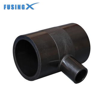 FusingX Small Size HDPE Reducing Tee | Butt Fusion Fitting | PE100 | DN75×50–DN250×225 | PN16