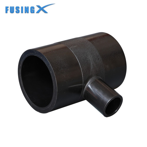 FusingX Small Size HDPE Reducing Tee | Butt Fusion Fitting | PE100 | DN75×50–DN250×225 | PN16