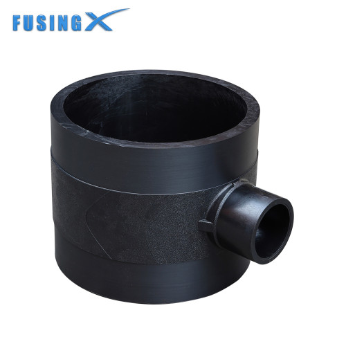 FusingX HDPE Reducing Tee Butt Fusion Fitting | PE100 | DN280×63–DN500×400 | PN16