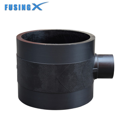 FusingX HDPE Reducing Tee Butt Fusion Fitting | PE100 | DN280×63–DN500×400 | PN16