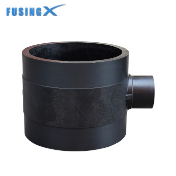 FusingX HDPE Reducing Tee Butt Fusion Fitting | PE100 | DN280×63–DN500×400 | PN16