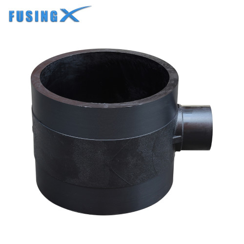FusingX HDPE Reducing Tee Butt Fusion Fitting | PE100 | DN280×63–DN500×400 | PN16