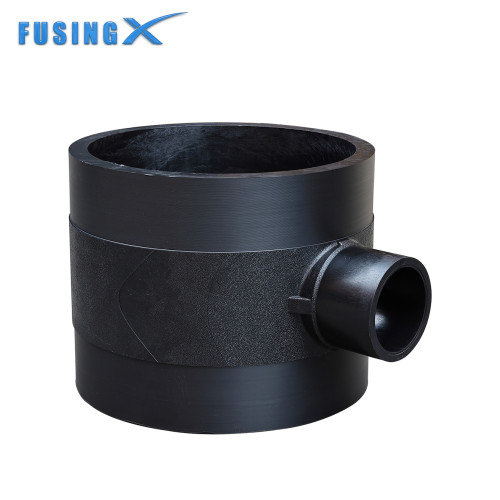 FusingX Large Diameter HDPE Reducing Tee | Butt Fusion Fitting | PE100 | DN560×110–DN800×630 | PN16