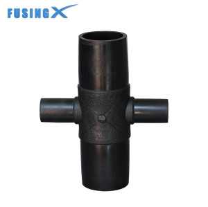FusingX HDPE Reducing Cross Butt Fusion Fitting | PE100 | DN500×110–DN800×630 | PN16