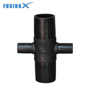 FusingX HDPE Reducing Cross Butt Fusion Fitting | PE100 | DN500×110–DN800×630 | PN16