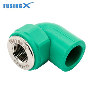FusingX PPR Female Thread Elbow 90° | PPR x Brass Male Thread Fitting | DN20–32