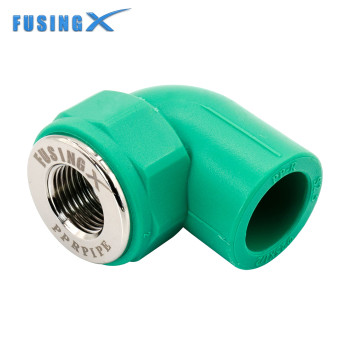 FusingX PPR Female Thread Elbow 90° | PPR x Brass Female Thread Fitting | DN20–32
