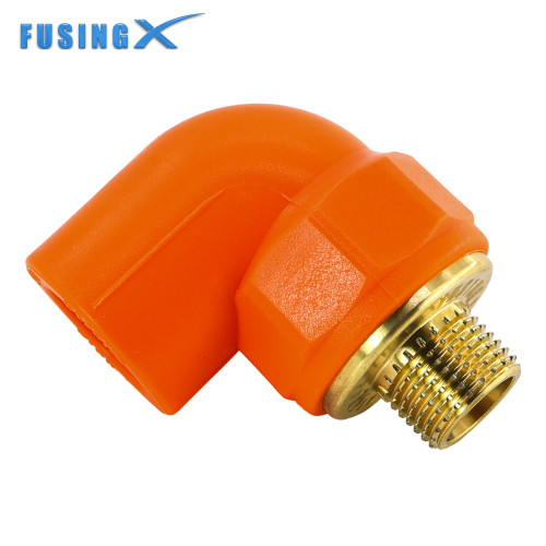 FusingX PPR Male Elbow 90° | PPR x Brass Male Thread Fitting | DN20–32