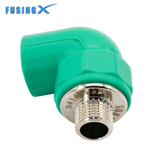 FusingX PPR Male Elbow 90° | PPR x Brass Male Thread Fitting | DN20–32