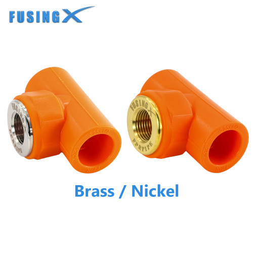 FusingX PPR Female Thread Tee | PPR x Brass Female Thread Fitting | DN20–63