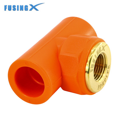 FusingX PPR Female Thread Tee | PPR x Brass Female Thread Fitting | DN20–63