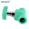 FusingX PPR Angle Gate Valve | PP-R Stop Valve with Brass Stem | DN20–32