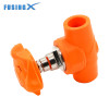 FusingX PPR Angle Gate Valve | PP-R Stop Valve with Brass Stem | DN20–32