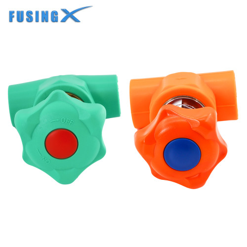 FusingX PPR Angle Gate Valve | PP-R Stop Valve with Brass Stem | DN20–32