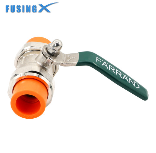 FusingX PP-R Full Port Ball Valve | Socket Fusion Plastic Ball Valve | DN20–63